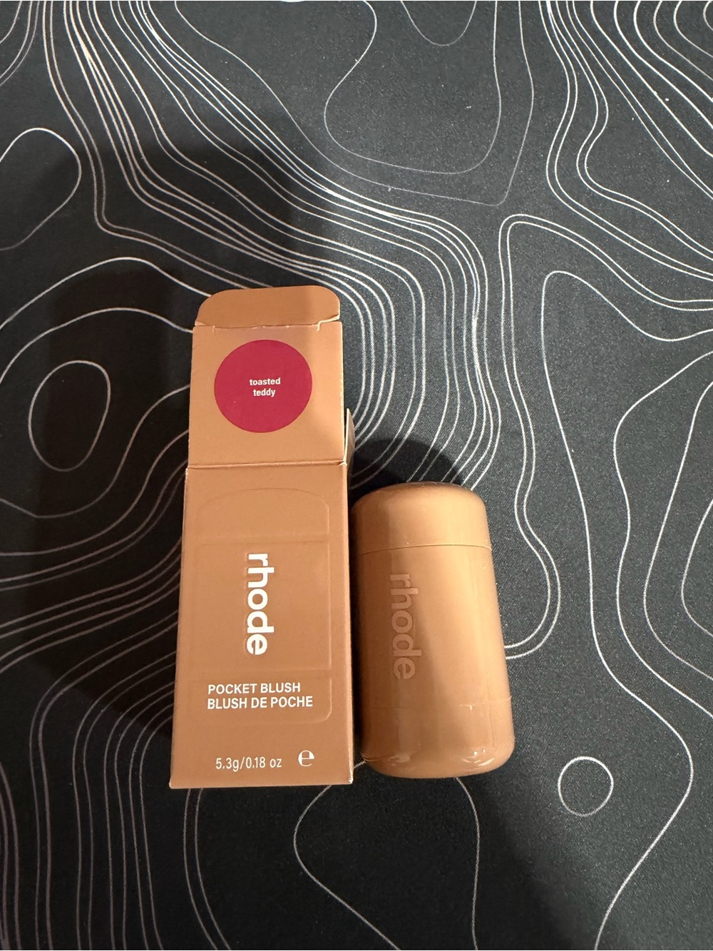 RHODE Pocket Blush Stick in Toasted Teddy - Warm Tan Blush